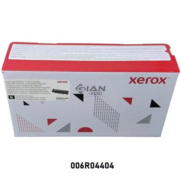 Tóner Xerox 006R04404 negro de 6.000 páginas para B230, B225 y B235. Consulta precio, stock y envíos a todo el Perú.