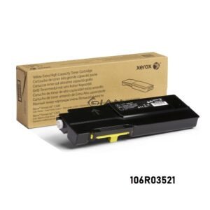 Tóner Xerox 106R03521 amarillo de alta capacidad para VersaLink C400 y C405. Rendimiento de 4.800 páginas. Consulta stock y envíos.