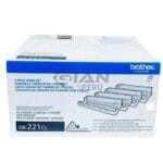 El Cartucho Unidad de Imagen Brother DR-221CL, Es Compatible Con Impresora Brother HL-3170, MFC9330CDW, Rendimiento 15,000 Págs