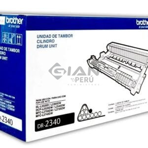 La Unidad de Imagen Brother DR-2340 Black, Es Compatible Con Impresora Brother DCP-L2540/ MFC-L2740DW, Con Rendimiento 12,000 Págs.