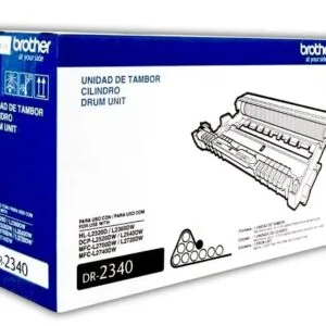 La Unidad de Imagen Brother DR-2340 Black, Es Compatible Con Impresora Brother DCP-L2540/ MFC-L2740DW, Con Rendimiento 12,000 Págs.
