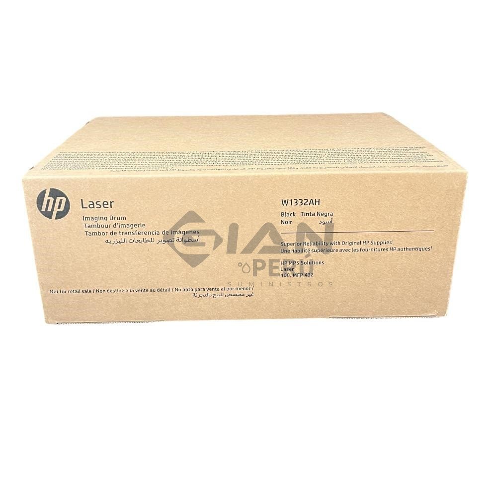 La Unidad de Imagen Hp W1332A 332A, Es Comaptible Con Impresoras Hp Laser 408/ 408dn / MFP 432 / MFP 432fdn, Rendimiento 30.000 Págs.