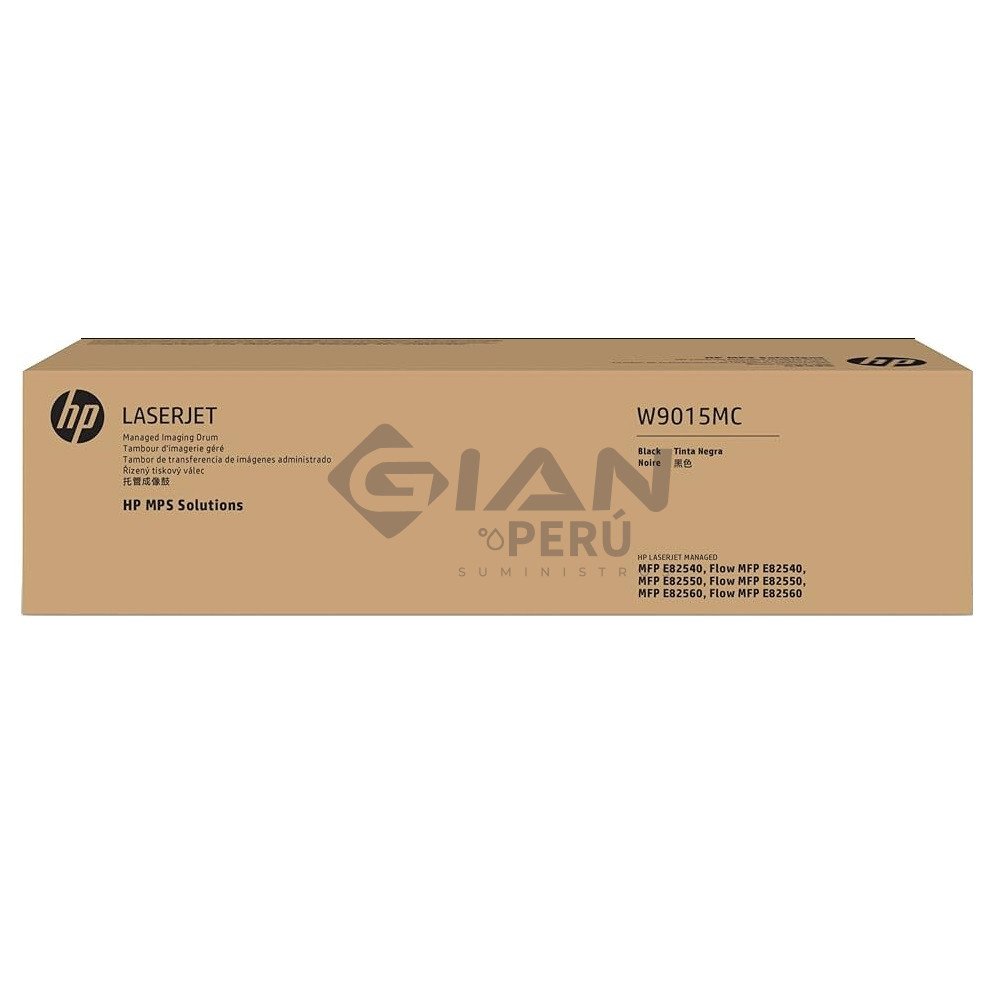 La Unidad de imagen Hp W9015MC LaserJet, Es Compatible con Impresora Managed Flow MFP E82540/ E82550/ E82560 Black 396,000 páginas.