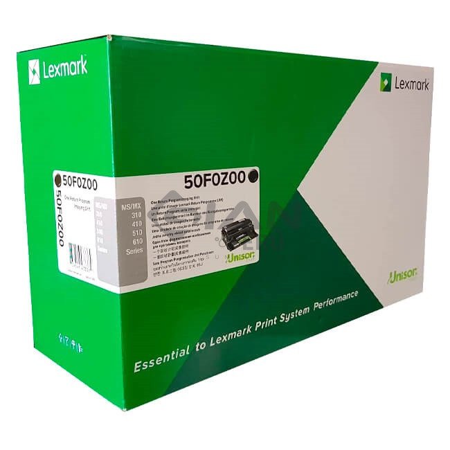 Compra la unidad de imagen Lexmark 50F0Z00 con rendimiento de hasta 60,000 páginas. Calidad profesional y máxima compatibilidad.