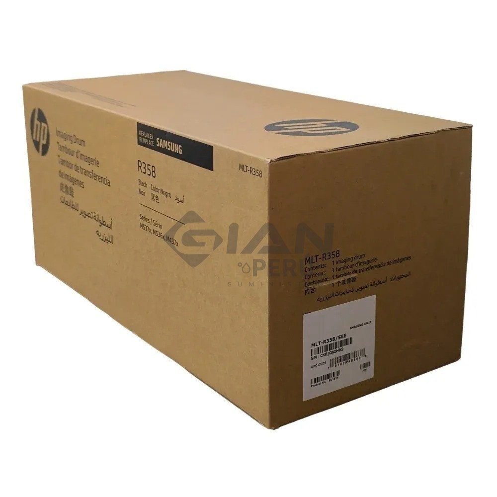 La Unidad de Imagen Samsung MLT-R358, Es Compatible con Impresora Samsung MultiXpress M4370LX / M5370LX / M5360lx, 100,000 páginas.